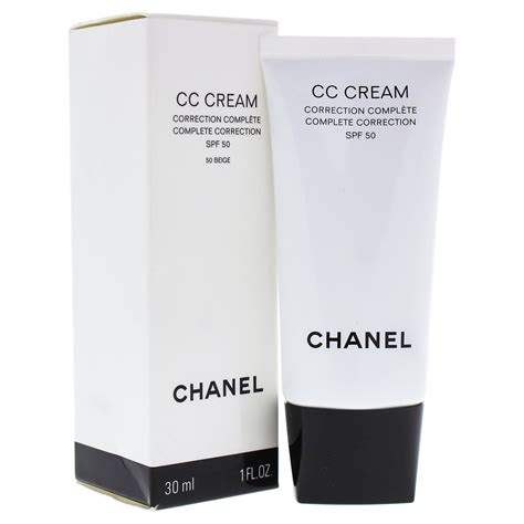 chanel cc cream complete correction spf 50 pa|chanel sunscreen spf 50.